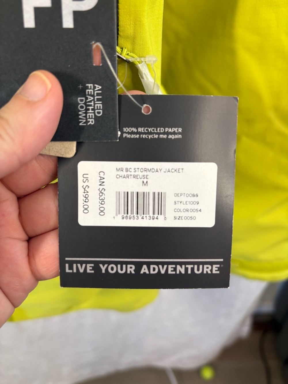 NWT Eddie Bauer First Ascent BC StormDay Down Jacket – Men’s M – WeatherEdge Pro - Picture 2 of 15